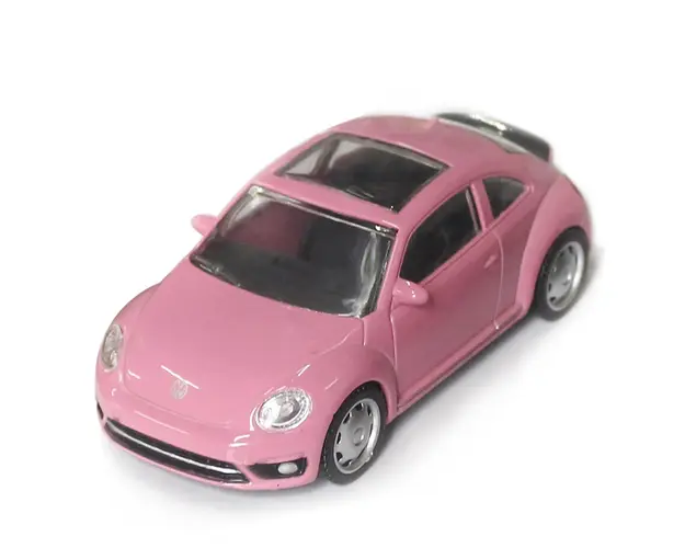 Masinuta Rastar Volkswagen Beetle, Roz, 1:43