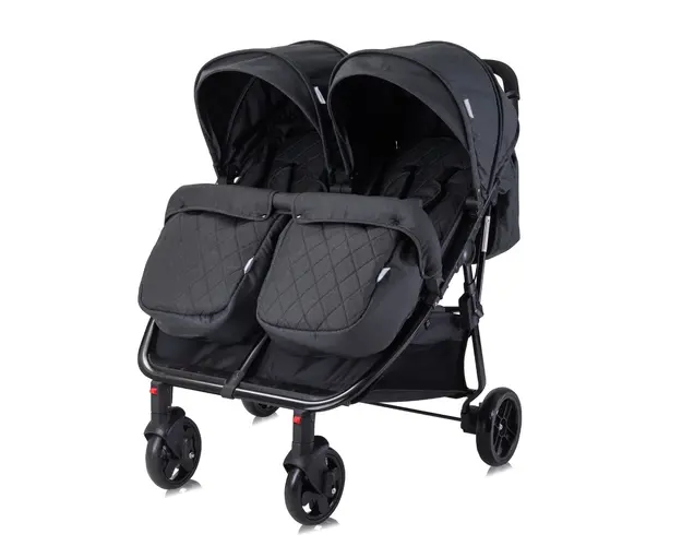 Carucior pentru gemeni Lorelli Duo, Black