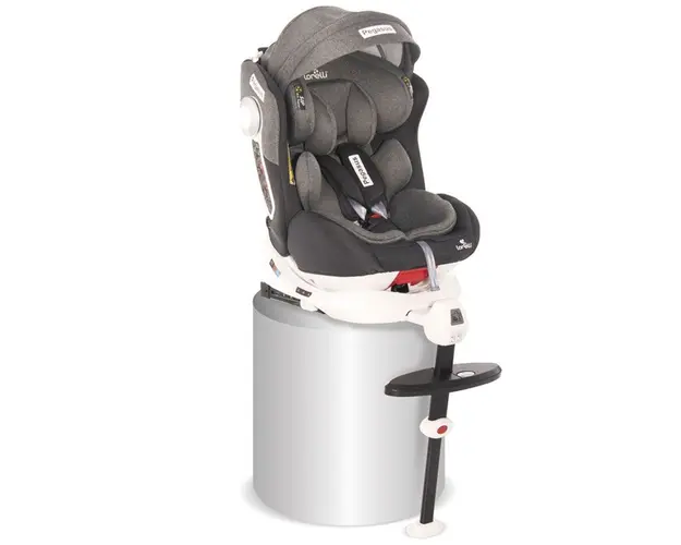Scaun auto Lorelli Pegasus, baza Isofix si picior de fixare, 0-36 kg, rotativ 360 grade, Dark & Light Grey