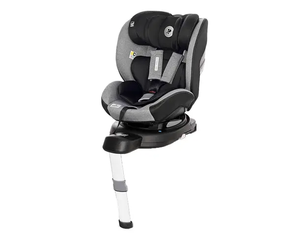 Scaun Auto Lorelli, Proxima I-Size Isofix, rotativ, 40-105 cm, Grey Black