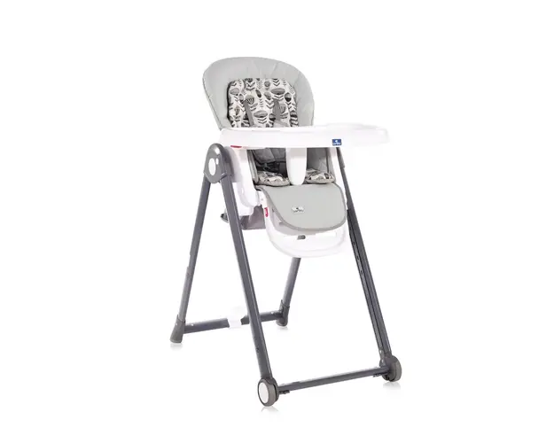 Scaun de masa reglabil, Lorelli, Party, cadru aluminiu, Cool Grey Leather