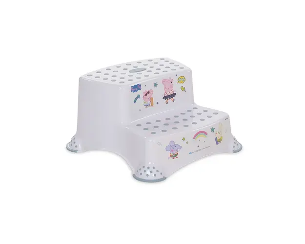Inaltator dublu pentru baie, antiderapant, Lorelli, Disney, Piggy, Nordic White