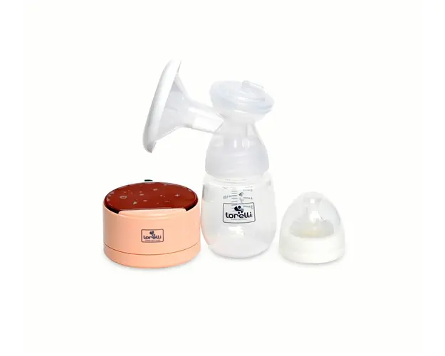 Pompa de san electrica Lorelli Daily Comfort, Led, touch screen, 3 moduri de functionare, Pink