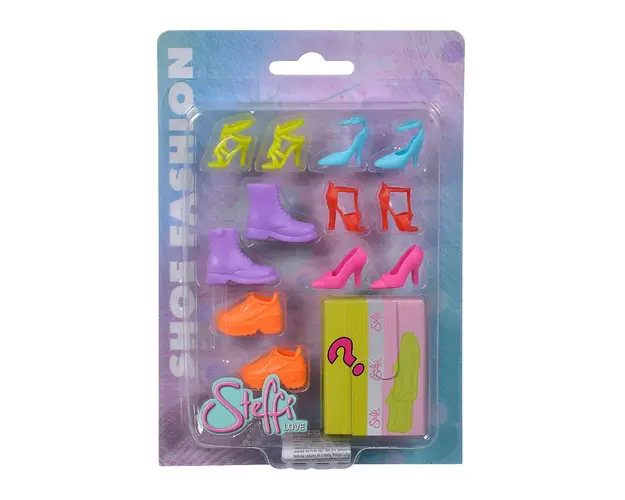 Set 7 perechi pantofi pentru papusi Fashion Steffi Love