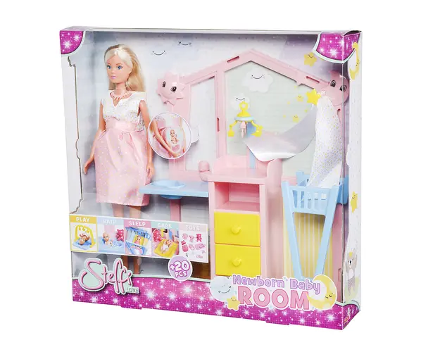 Set de joaca Steffi Love, Camera bebelusului cu papusa si accesorii