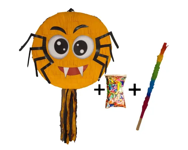Pinata cu bat si confetti Paianjen, PinaStar