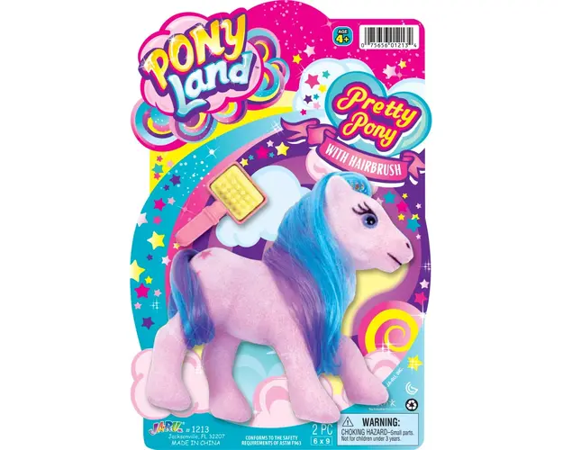 Figurina Jaru, Ponei cu perie de par, Pony Land