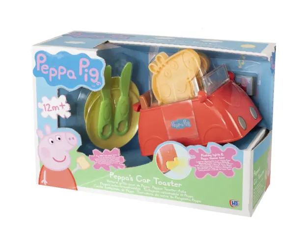 Prajitor de paine in forma de masina, Peppa Pig