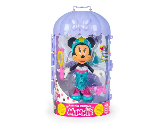 Set figurina cu accesorii Minnie Disney, Fantasy Mermaid W3