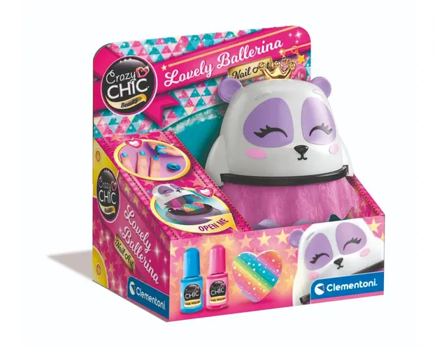 Set de manichiura, Clementoni, Crazy Chic, Lovely Ballerina