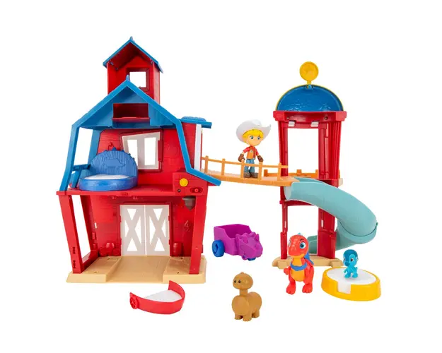 Set de joaca cu figurine si accesorii, Dino Ranch, Clubhouse