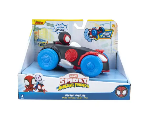 Masinuta Spidey Amazing Friends, Pull Back, Spinn SNF0017