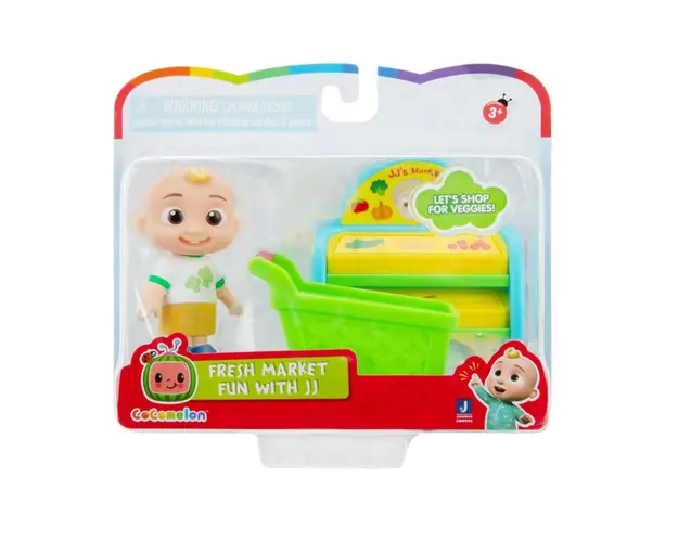 Set figurina Cocomelon, JJ, cu accesorii