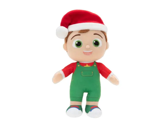 Jucarie de plus, CoComelon, Little Plush Holiday, TomTom, 20 cm, CMW0258