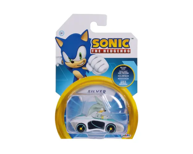 Masinuta din metal, Sonic Nintendo, S7, Silver, 1:64