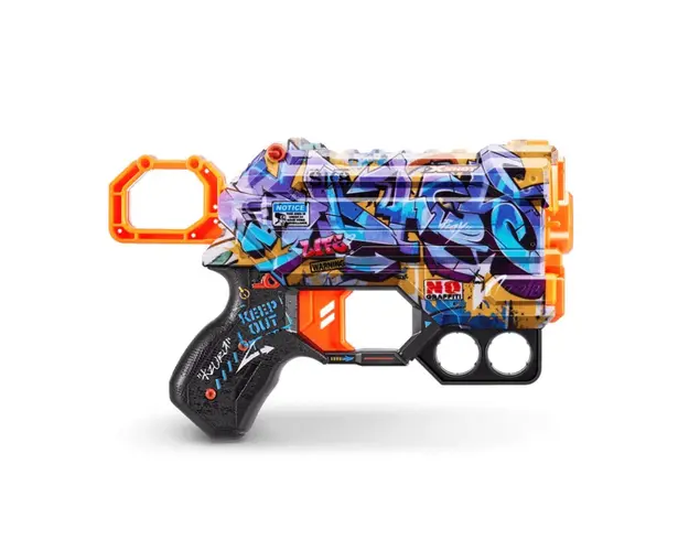 Blaster X-Shot, Excel Skins Menace, Graffiti, cu 8 sageti, 36515D