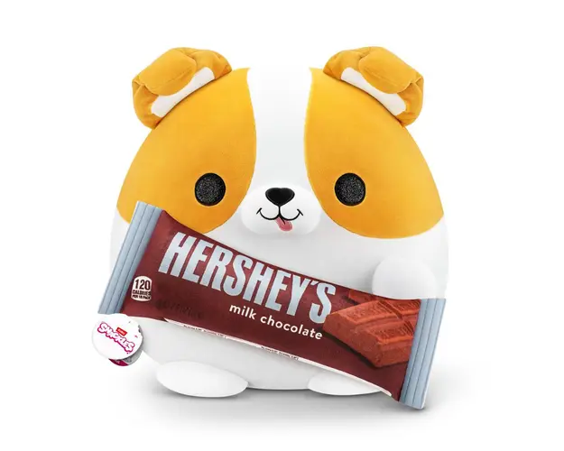 Jucarie de plus, Snackles, S1 W2, Hersheys Milk Chocolate, 35 cm