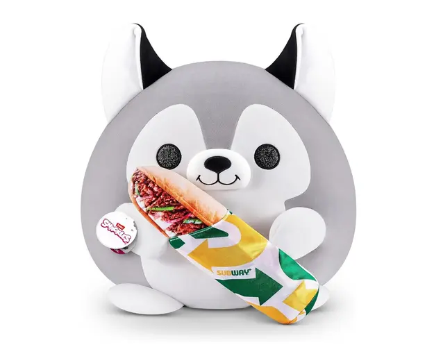 Jucarie de plus, Snackles, S1 W2, Subway, 35 cm