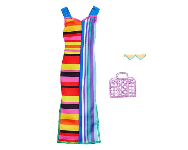 Set de haine si accesorii pentru papusa, Barbie, HJT22