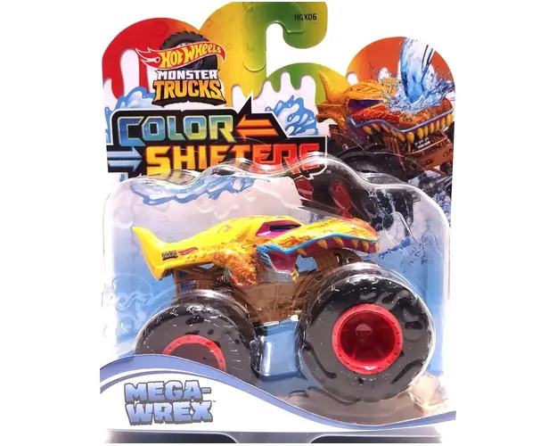 Masina de teren, Hot Wheels, Color Shifters, Mega-Wrex, 1:64, HNW04