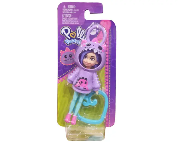 Papusa cu hanorac animalut, Polly Pocket, HRD62