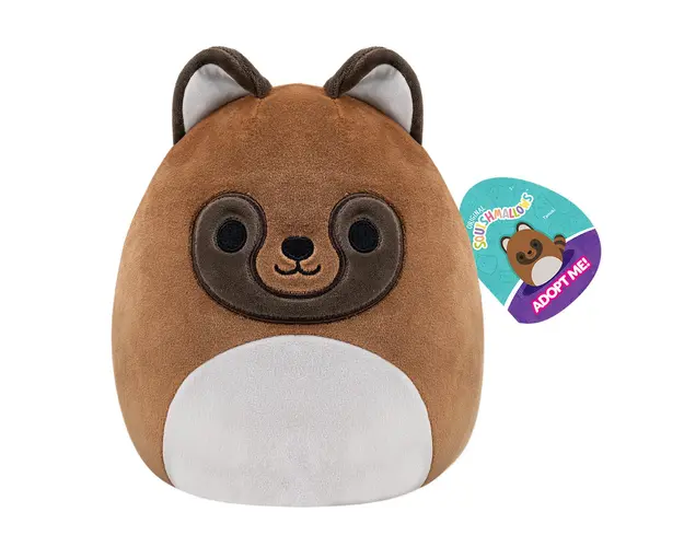 Jucarie de plus Squishmallows, Adopt Me, Tanuki, 20 cm