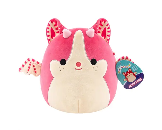 Jucarie de plus Squishmallows, Adopt Me, Bat Dragon, 20 cm