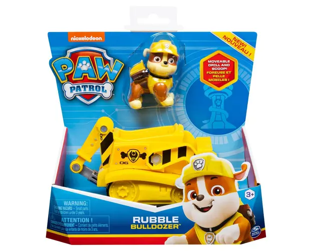 Masinuta cu figurina Paw Patrol, Rubble Bulldozer 20114323
