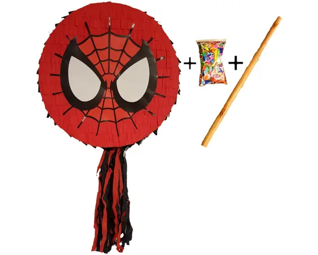 Pinata cu bat si confetti Paianjen, PinaStar