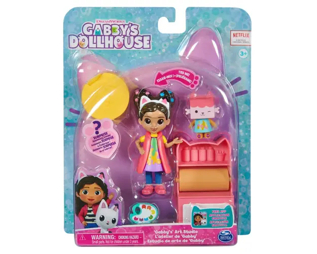 Set de joaca cu papusa, Gabbys Dollhouse, Art Studio, 20130493