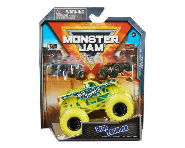 Masinuta Monster Jam, Blue Thunder Vehicle, 1:64, 20145411