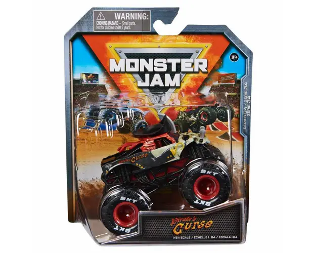 Masinuta Monster Jam, Pirates Curse, 1:64, 20145415