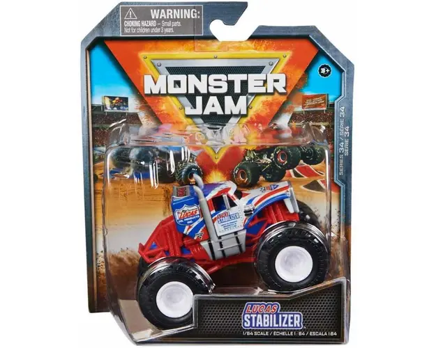Masinuta Monster Jam, Lucas Stabilizer, 1:64, 20145417