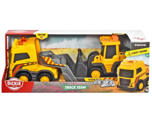Camion Volvo cu sunete si lumini, Dickie
