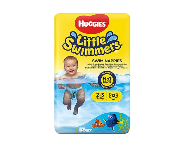Scutece Huggies Little Swimmers, Nr 2-3, 3 - 8 Kg, 12 buc