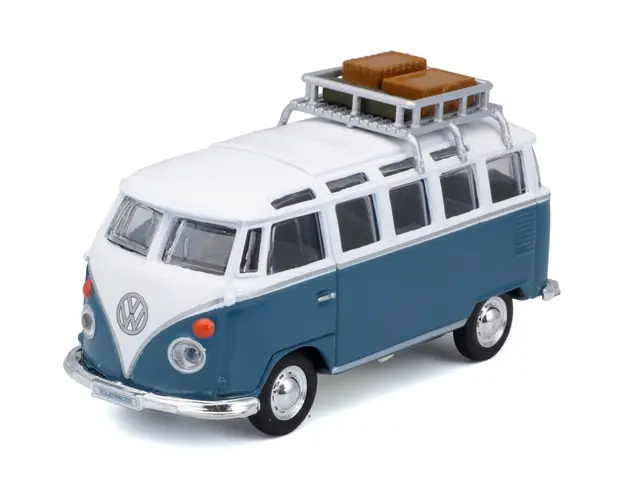 Rulota Maisto, Volkswagen T2, Weekenders, Bleu