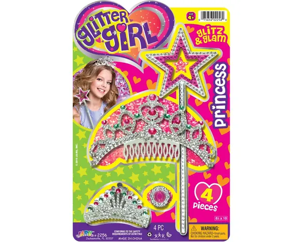 Set tiara si bagheta Jaru, Glitter Girl
