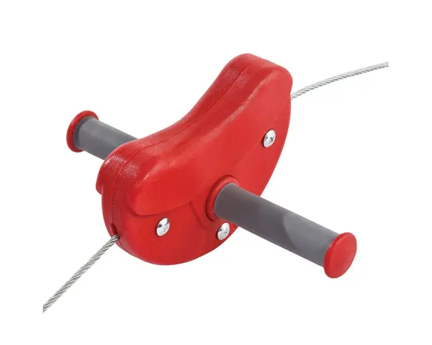 Tiroliana cu leagan rotund de plastic KBT, 30 m