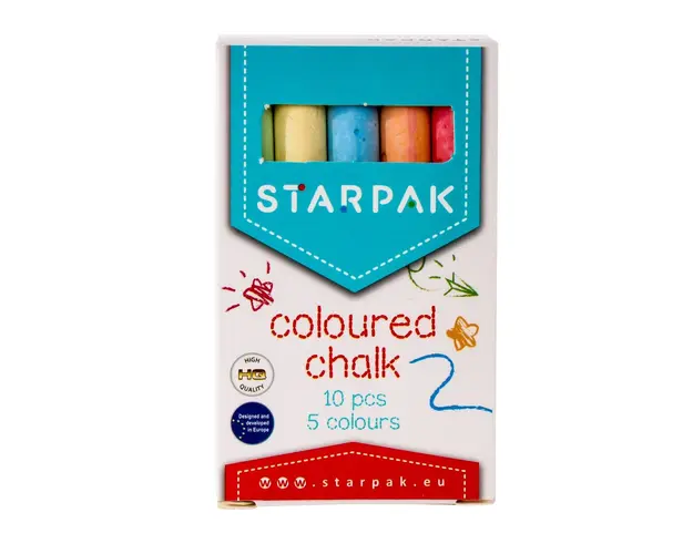 Set creta colorata Starpak, 5 culori, 10 bucati