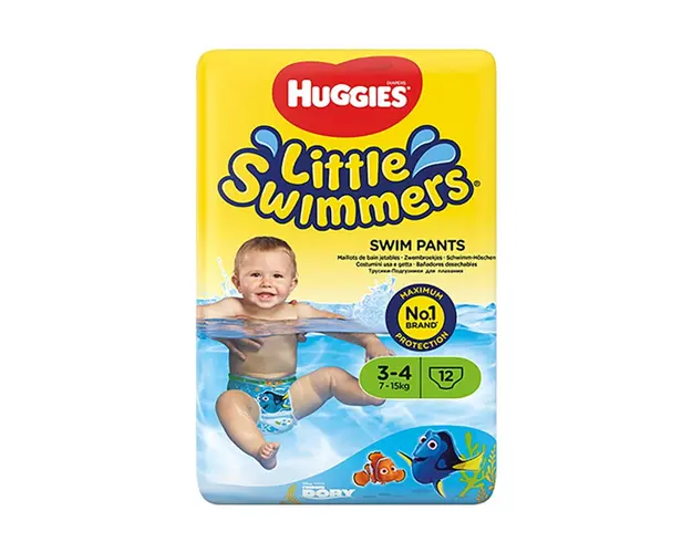 Scutece Huggies Little Swimmers, Nr 3-4, 7 - 15 Kg, 12 buc