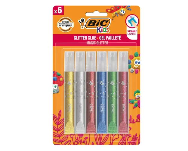 Set lipici cu sclipici Kids Bic, P6