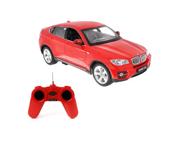 Masina cu telecomanda Rastar BMW X6, 1:24, Rosu
