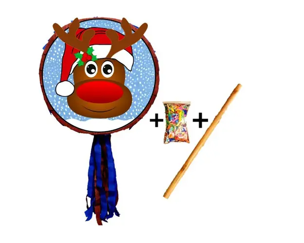 Pinata cu bat si confetti Renul, PinaStar