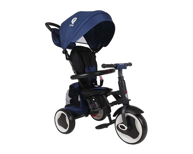 Tricicleta pliabila Qplay Rito Plus, Albastru