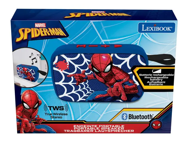 Boxa portabila Bluetooth, Lexibook, Spiderman