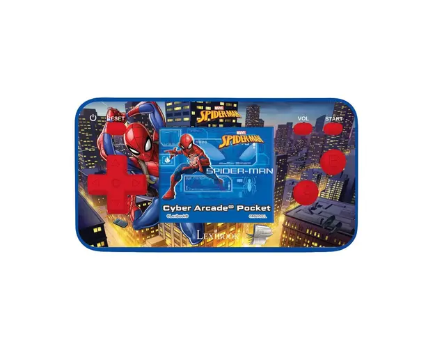 Consola portabila Cyber Arcade, Lexibook, 150 Jocuri Spiderman