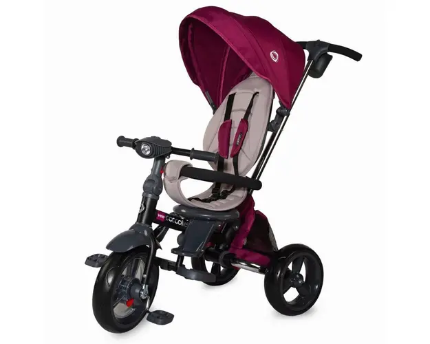 Tricicleta multifunctionala 4 in 1 cu sezut reversibil Coccolle Velo, Violet