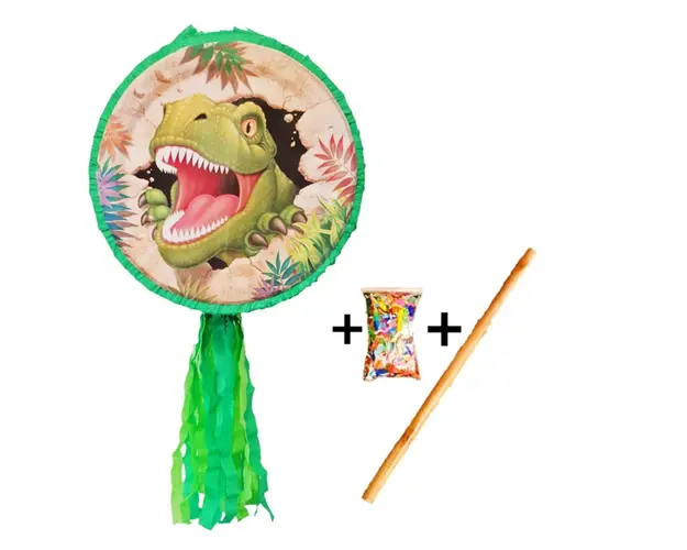 Pinata cu bat si confetti Dinozaur, PinaStar