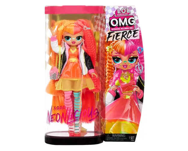 Papusa LOL Surprise OMG Fierce, Neonlicious, 585268EUC