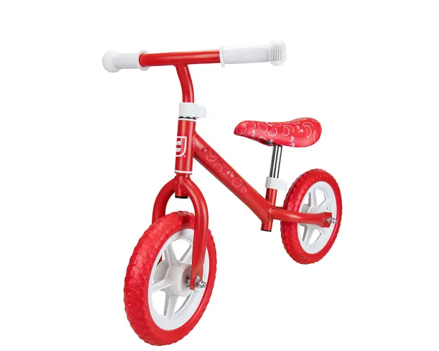 Bicicleta fara pedale, Funbee Peps 10 inch, rosu